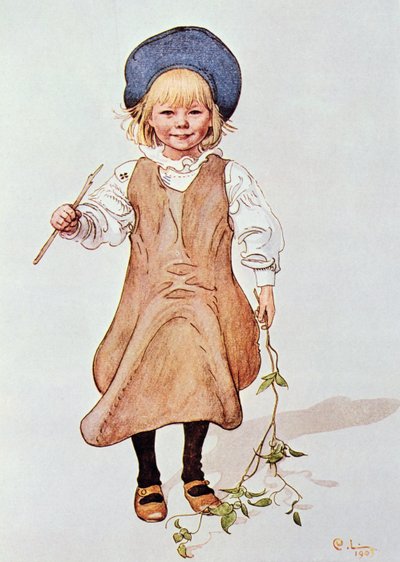 Portrait of a Young Girl, 1903 by Carl Larsson